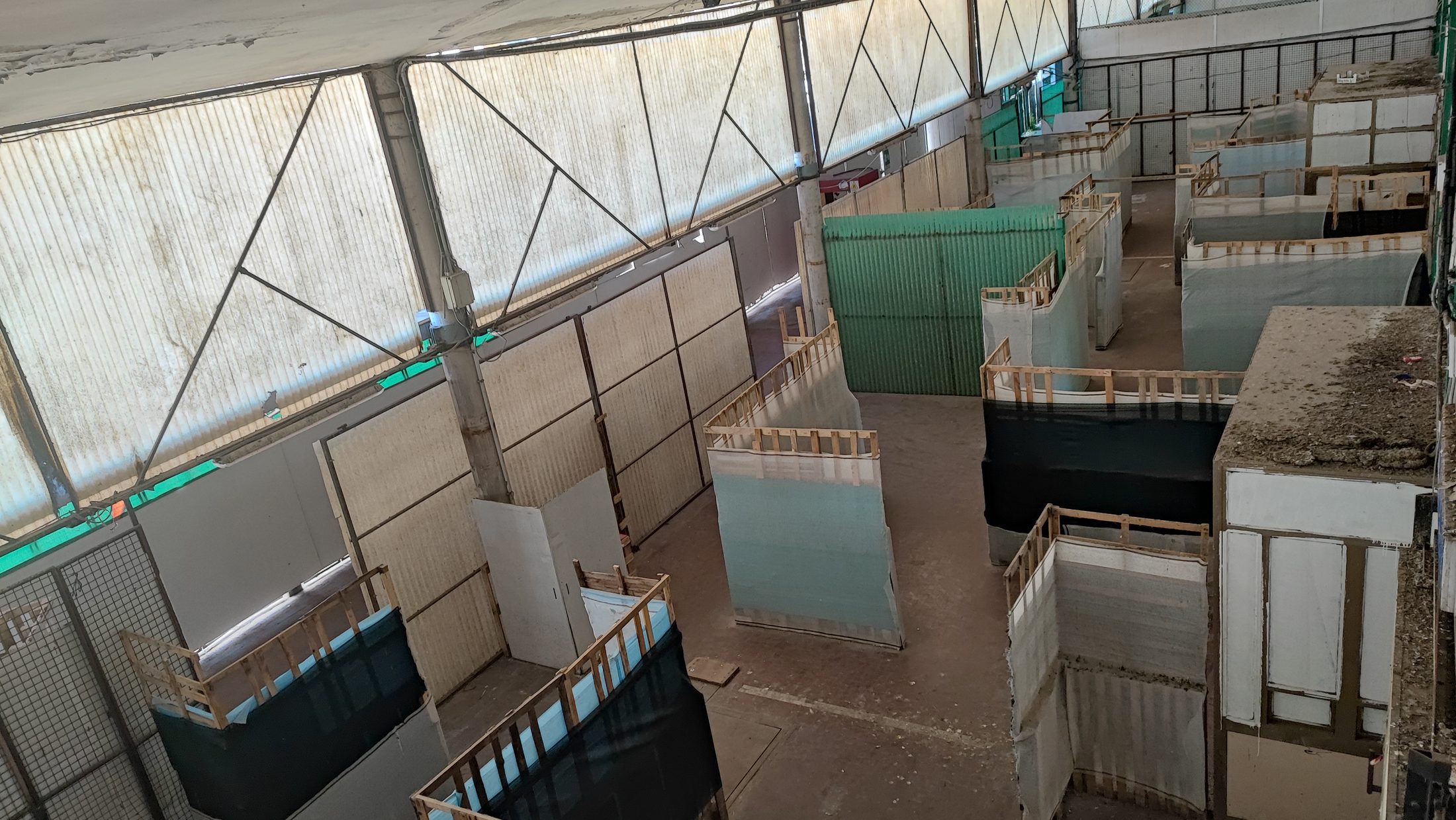 Interno dell’ex Mercato Ortofrutticolo