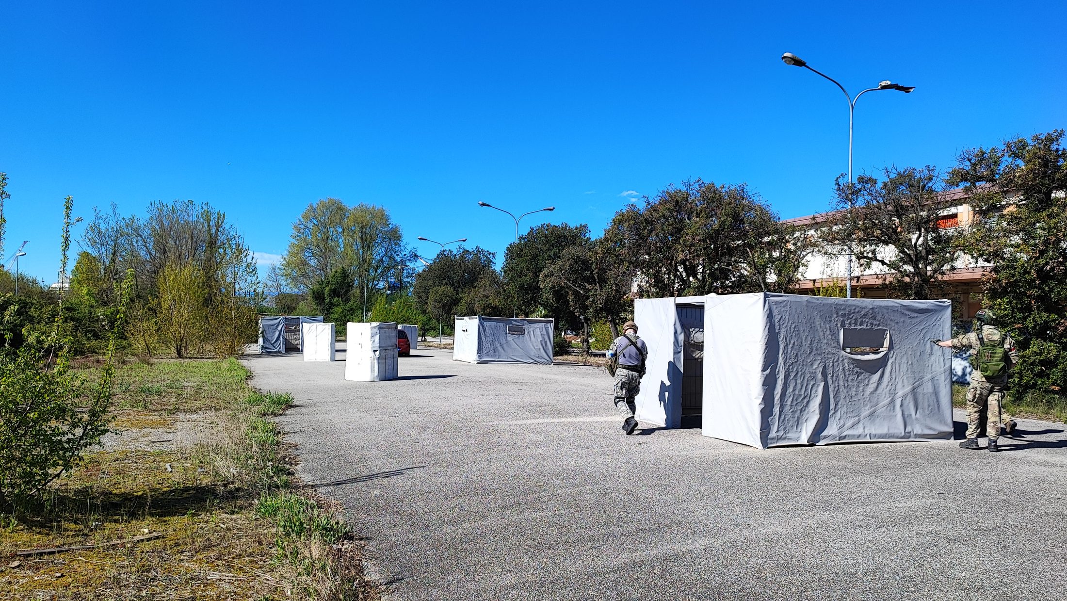 Area villaggio del campo